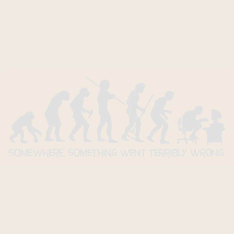 Darwin's Human Evolution From Ape To Digital Man.