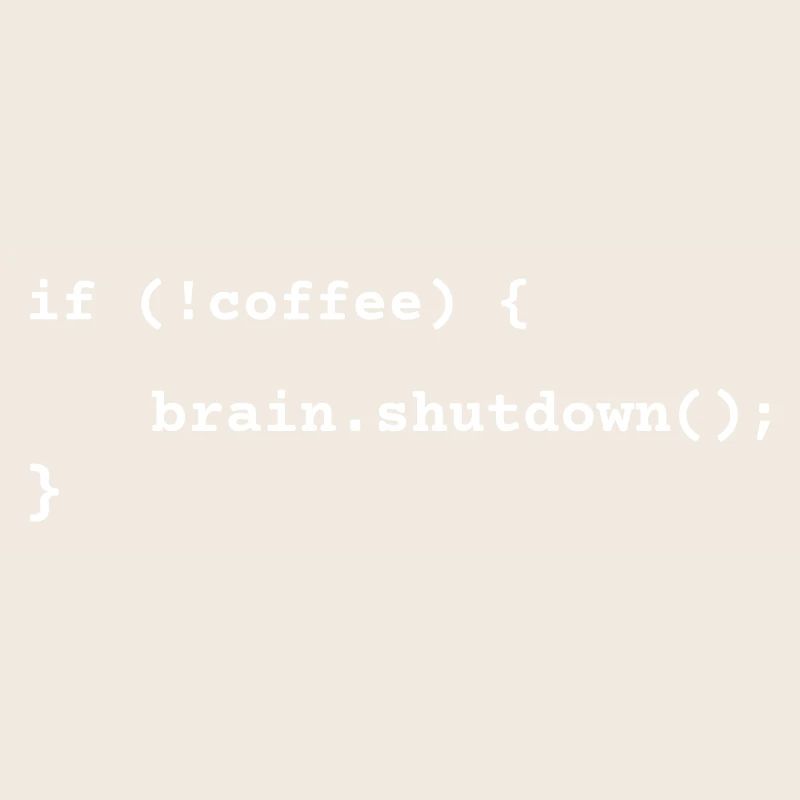Code Coffee Crisis Funny Programmer Humor Gift