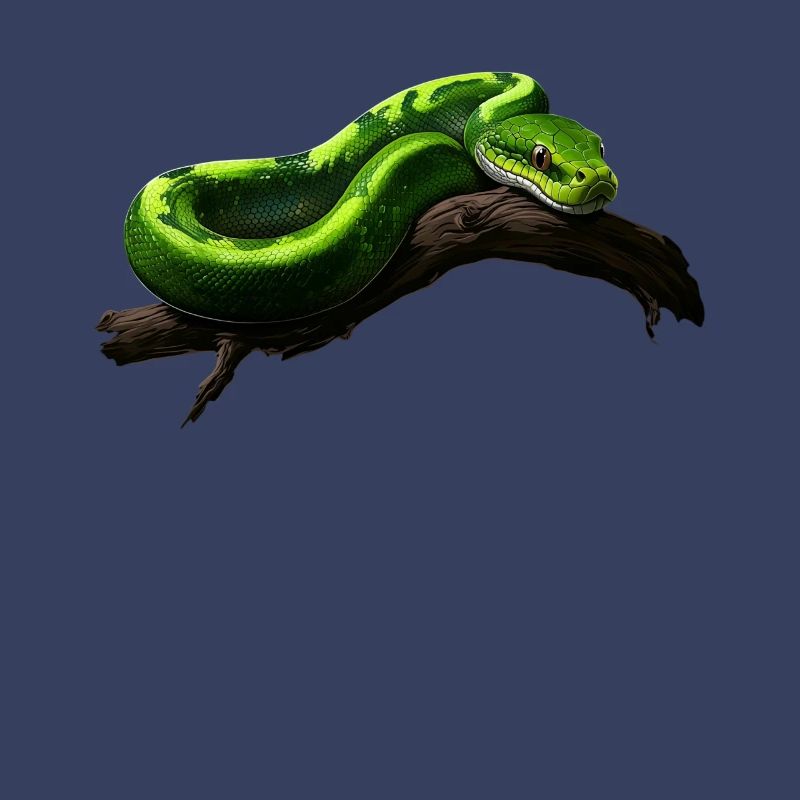 Arbre vert Python Serpents Amoureux Terrarium