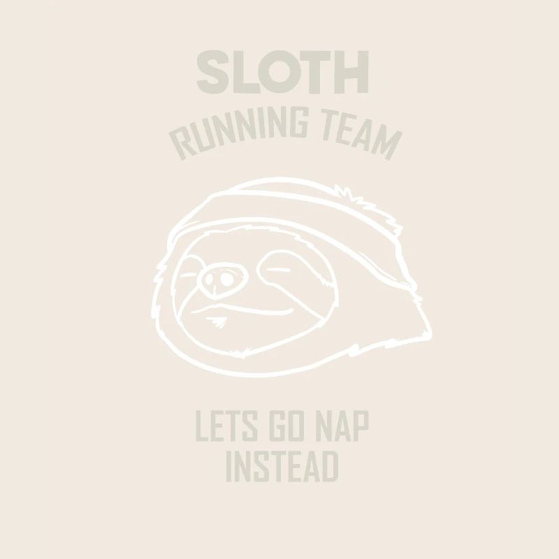 Sloth - Run - Équipe - Cadeau