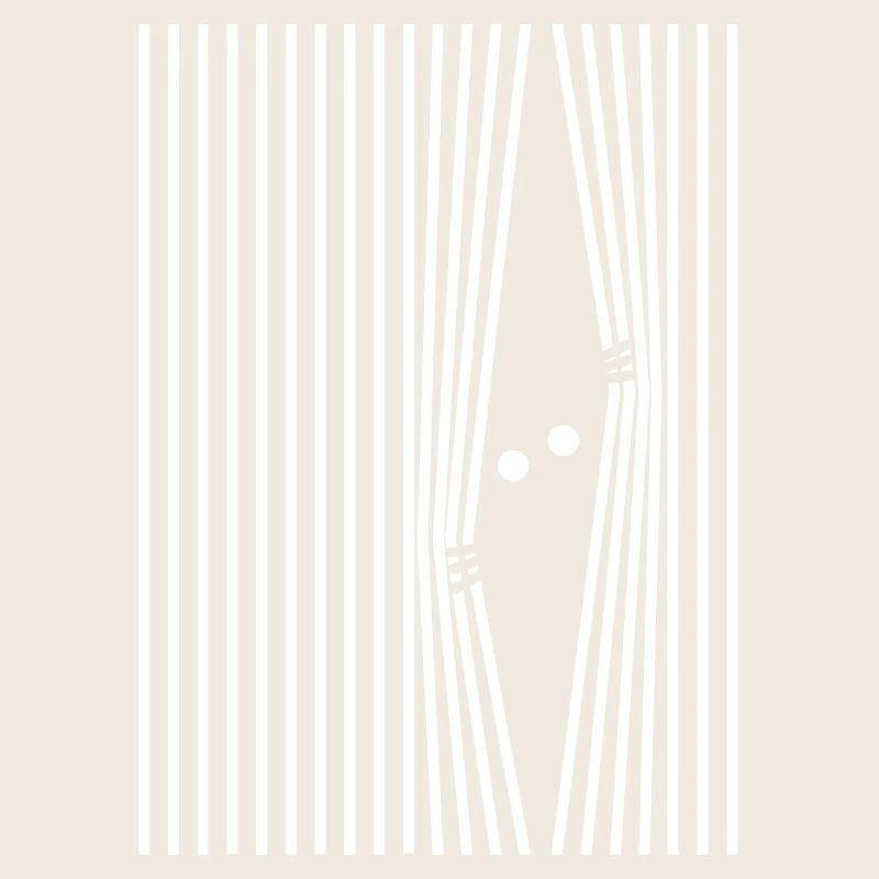 Kleines Monster hinter Gittern