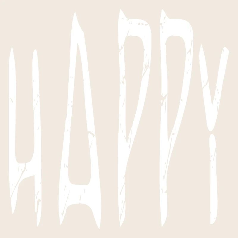 Joy Rough Typographic Pattern