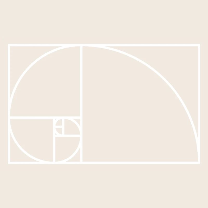 Fibonacci spiral math gift idea nerd