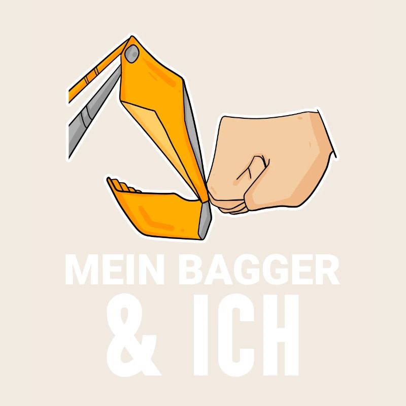 Bagger Baggerfahrer Spruch