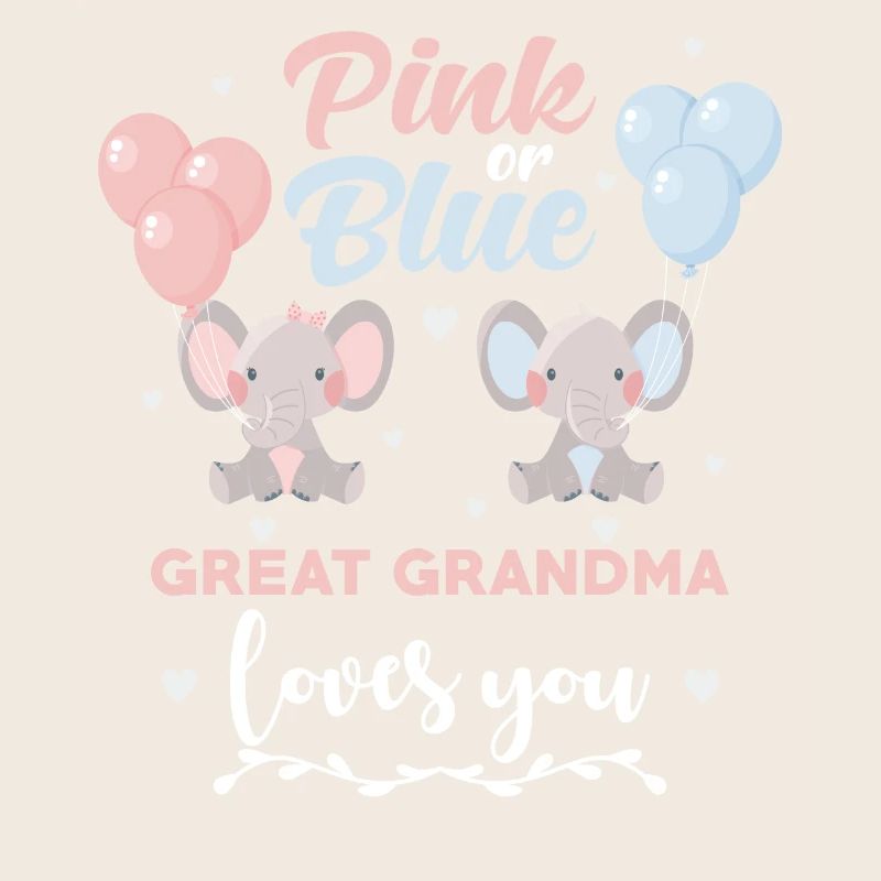 Rosa Oder Blauer Urgroßmutter Elefant