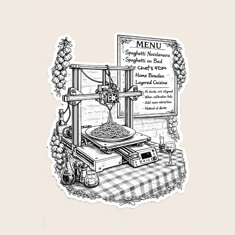 Spaghetti-3D-Drucker