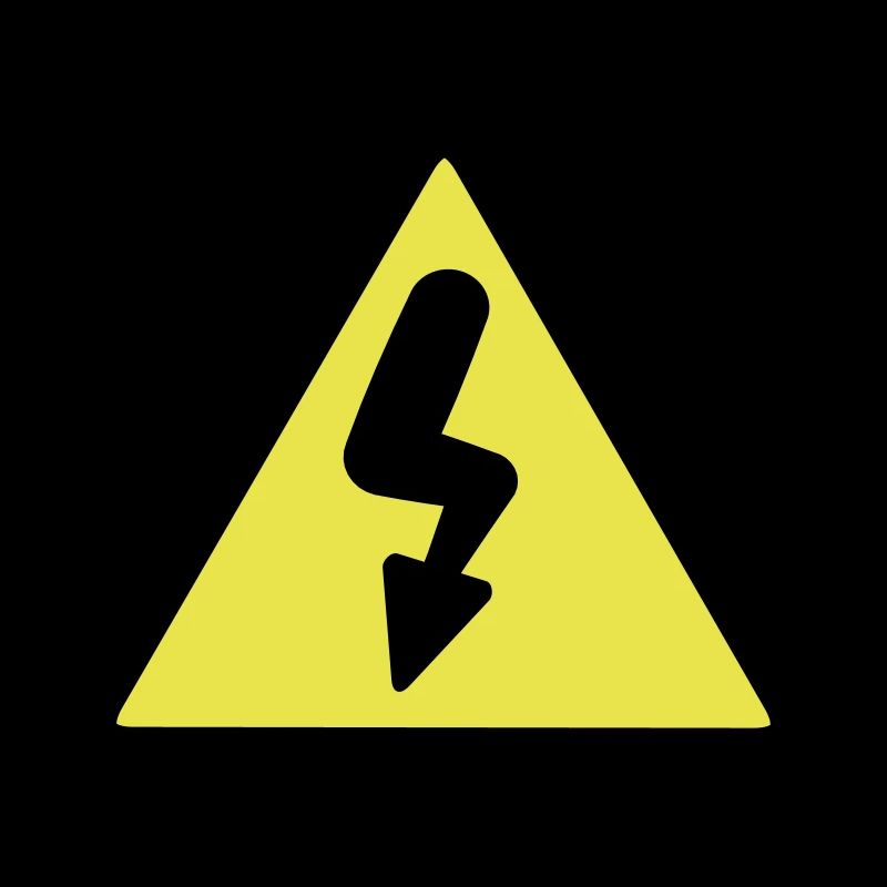 électricité panneau de signalisation