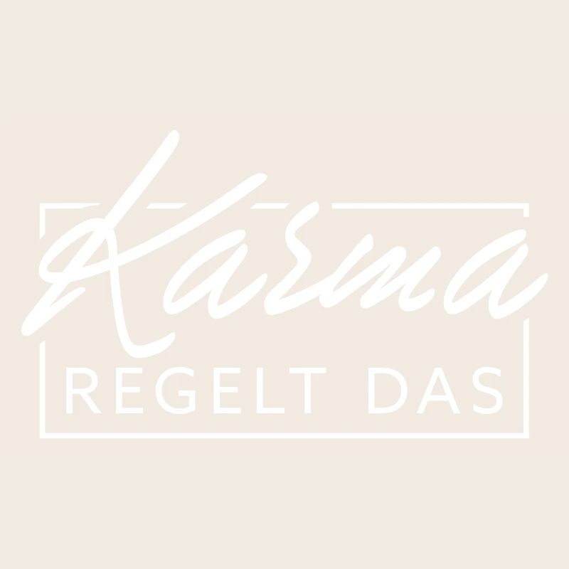 Le karma régule cela
