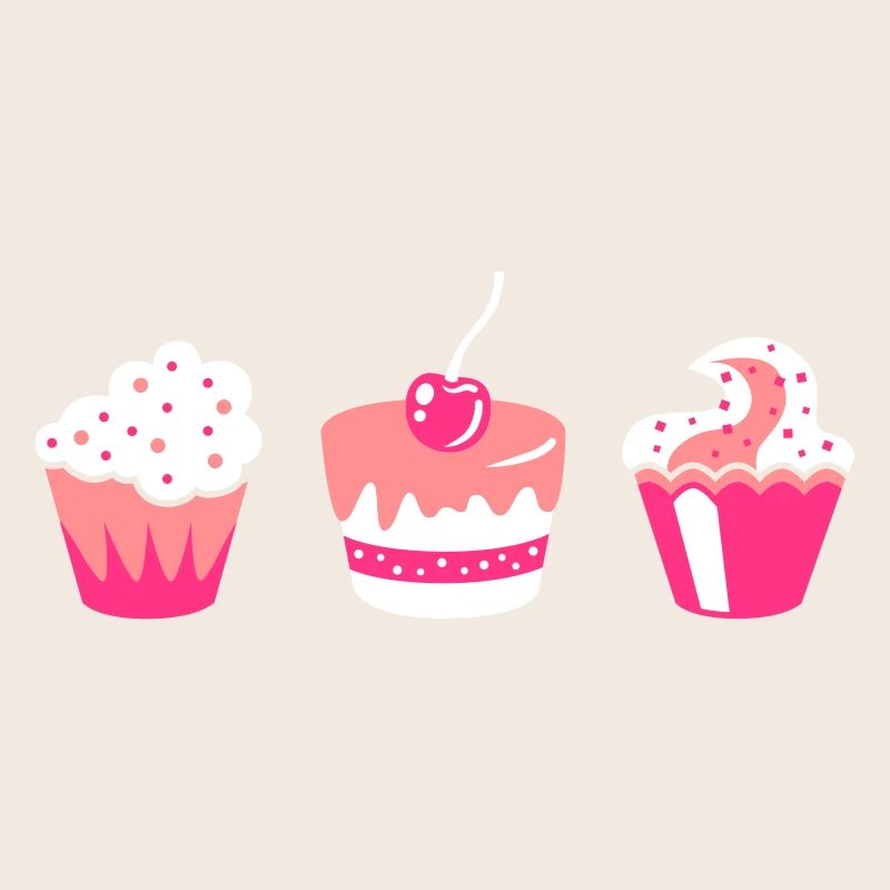 Three muffins