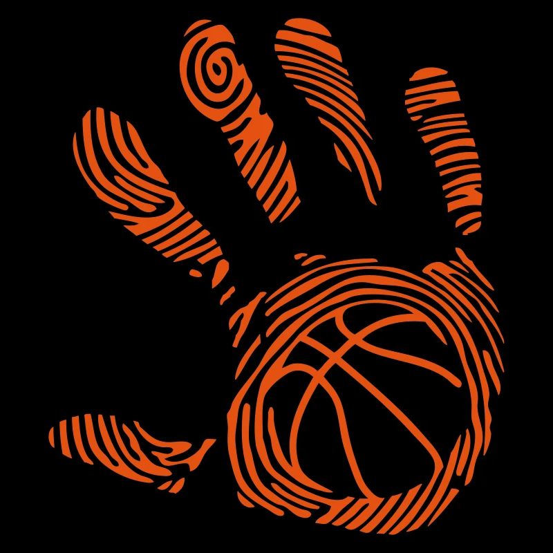basketball 9 empreinte main hand ma