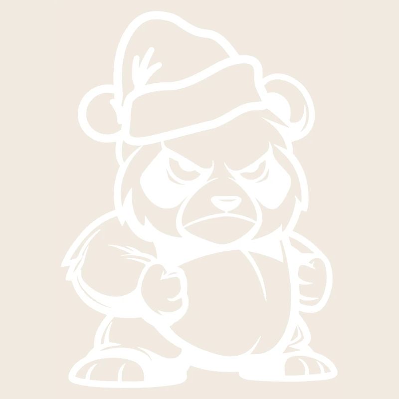 Bande dessinée de Noël Panda Bear