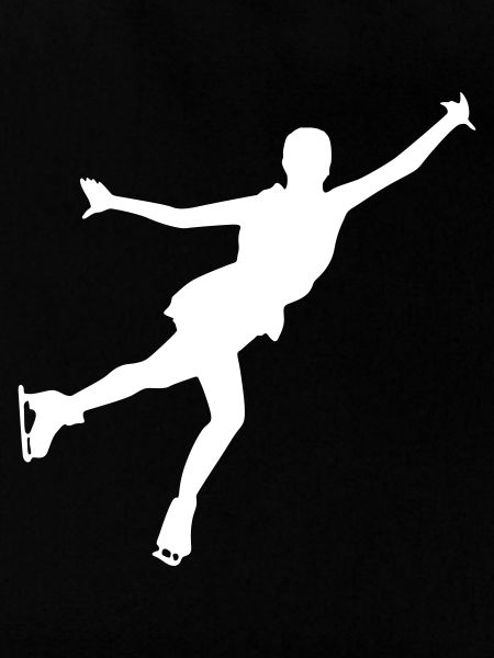 Skøjteløb Silhouette Skøjter