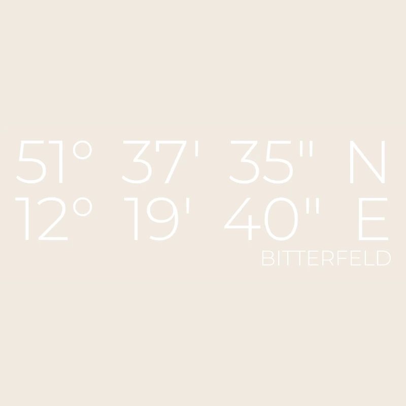 Coordonnées Bitterfeld