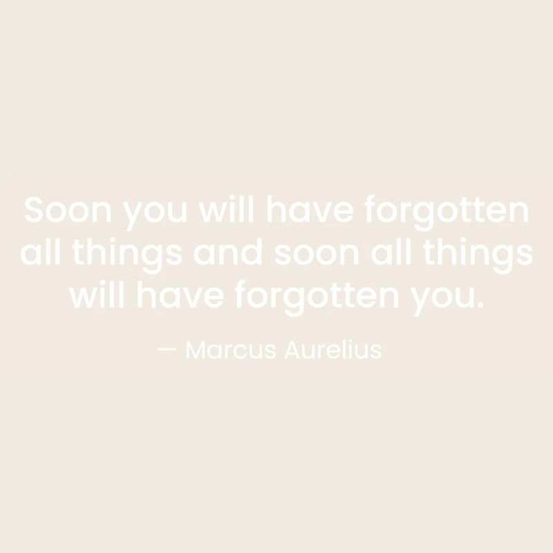 Marc Aurèle Stoïcien Design de citation