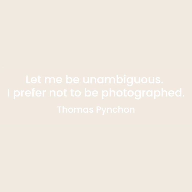 Zitat von Thomas Pynchon