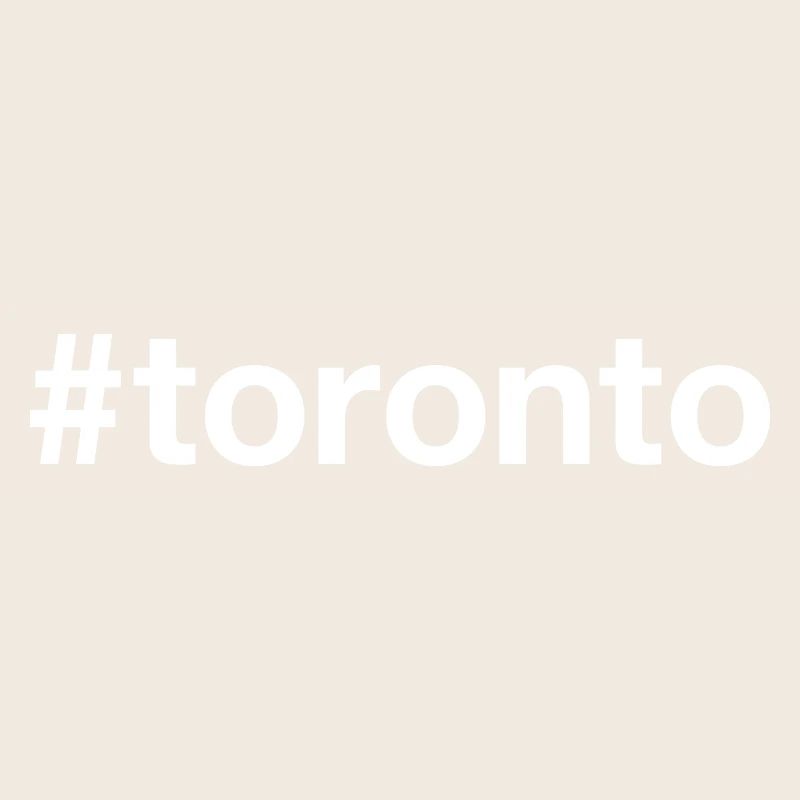 TORONTO, Canada Kanada Hashtag