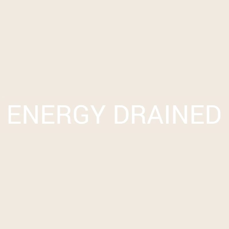 Énergie drainée – Conception minimale du texte