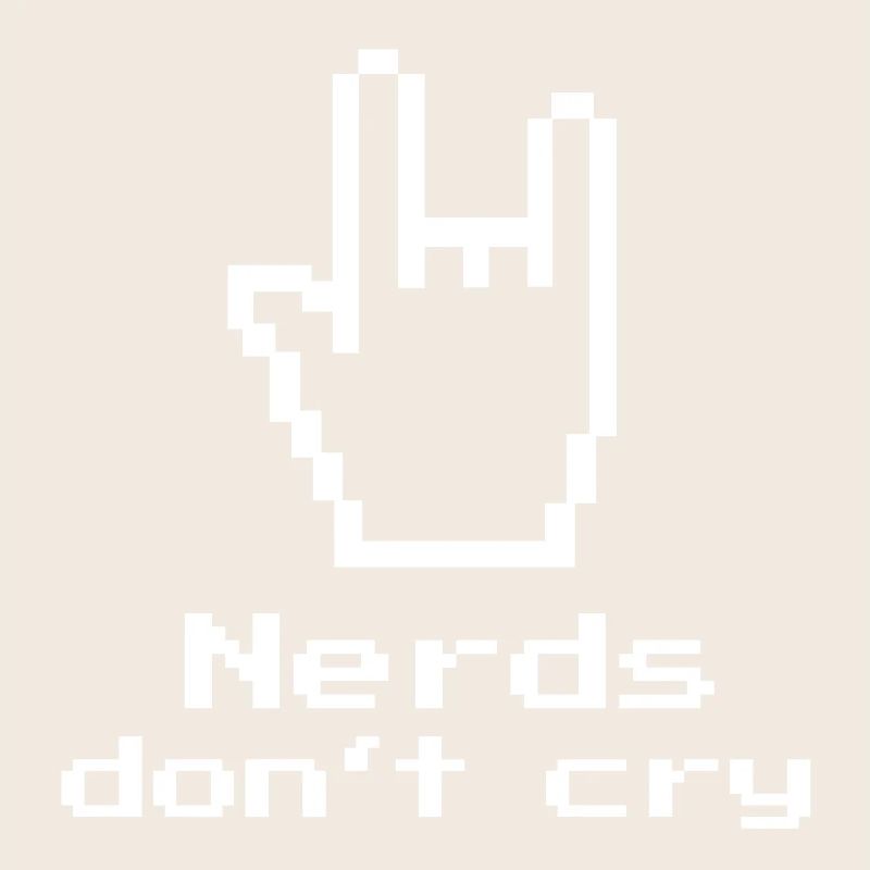 Nerds don't cry! Nerd-Shirt, Gift, Computer Science