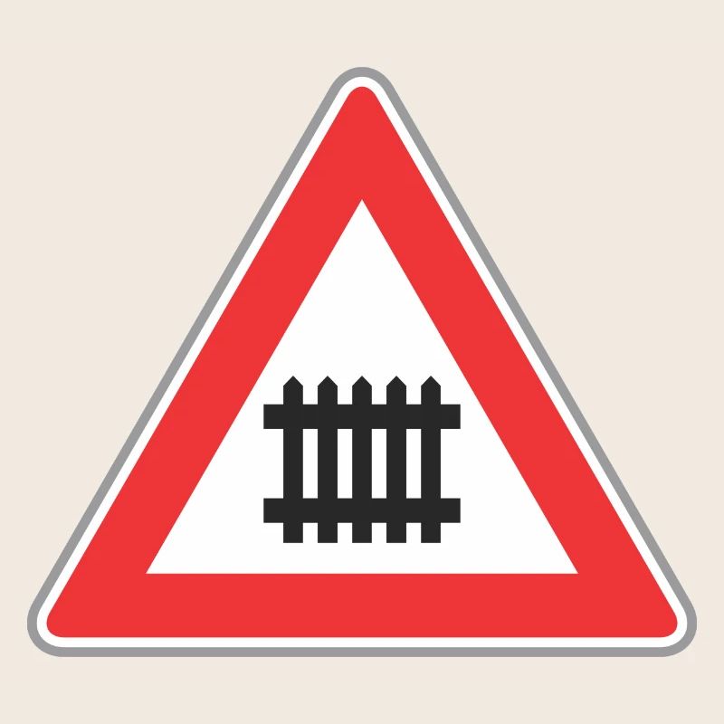 Road sign train way