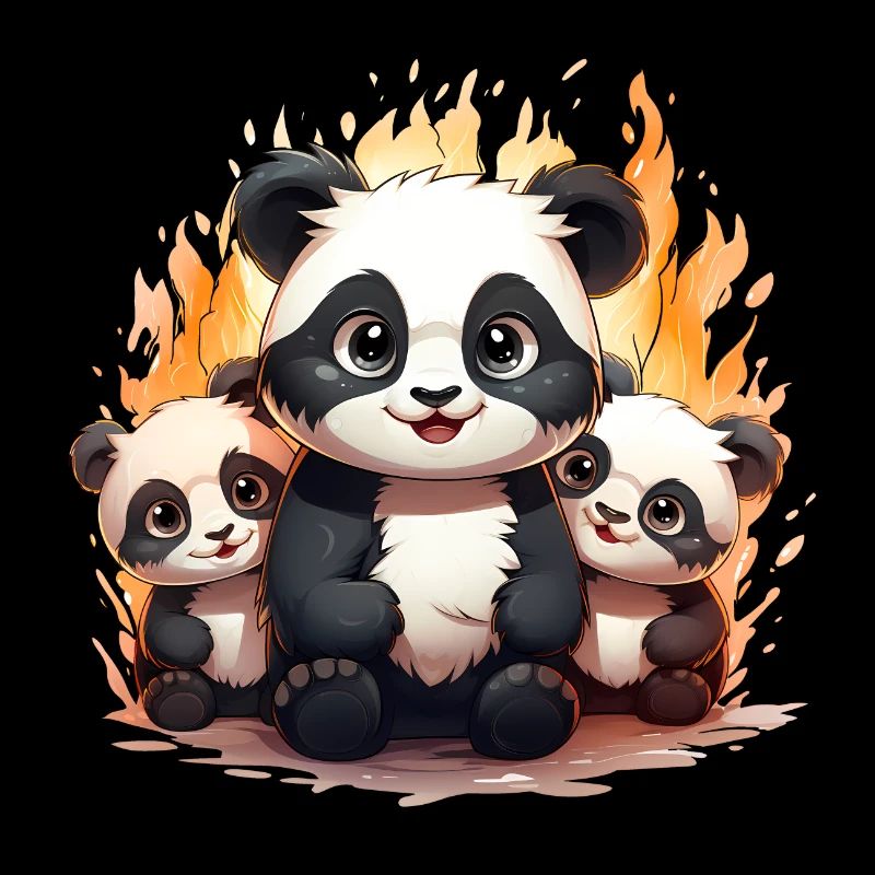 Escouade de bébés pandas