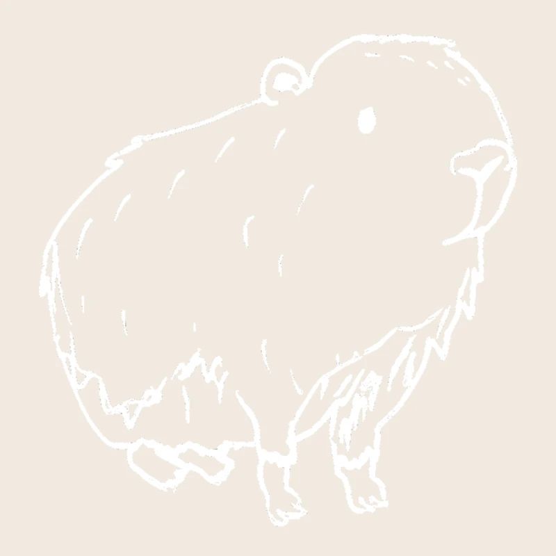 Blanc abstrait de Kapybara
