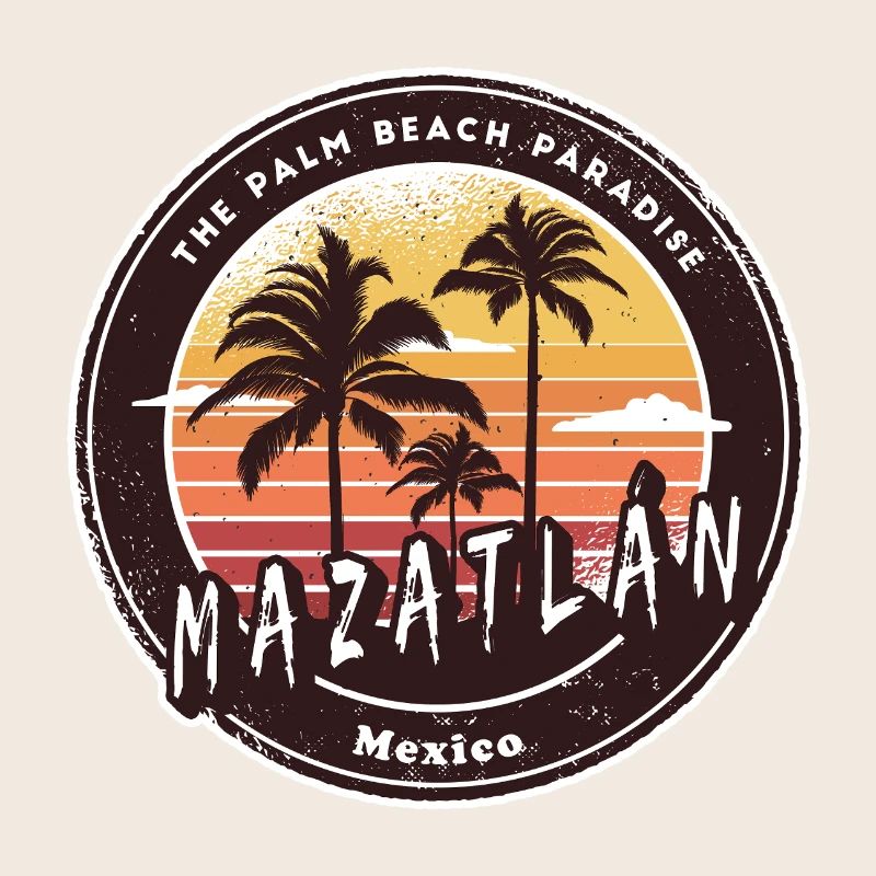 Mazatlán Mexico Sunset Design