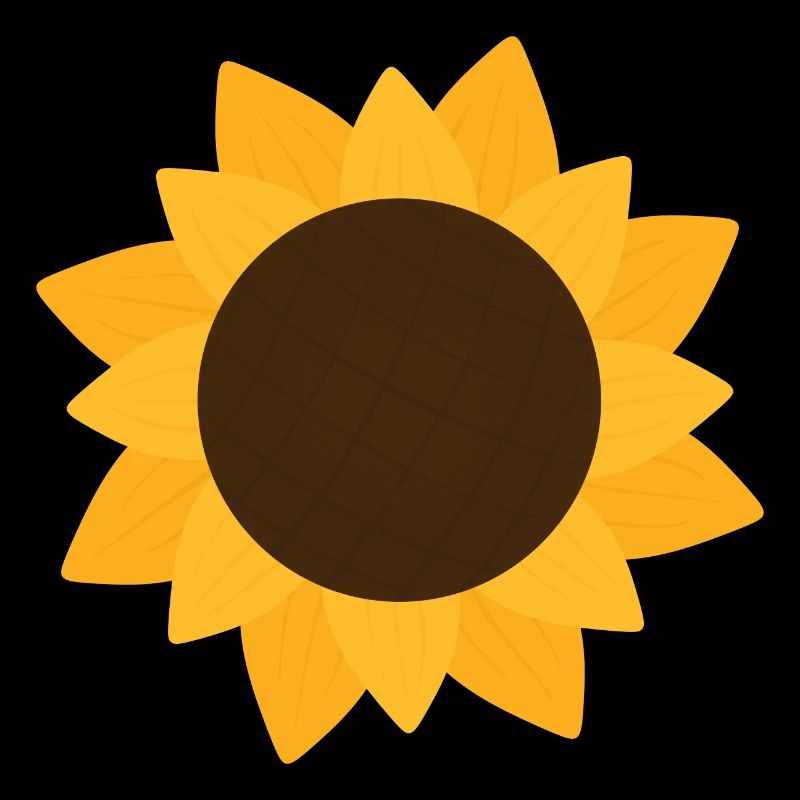 Sunny Sunflower Botanical Pattern