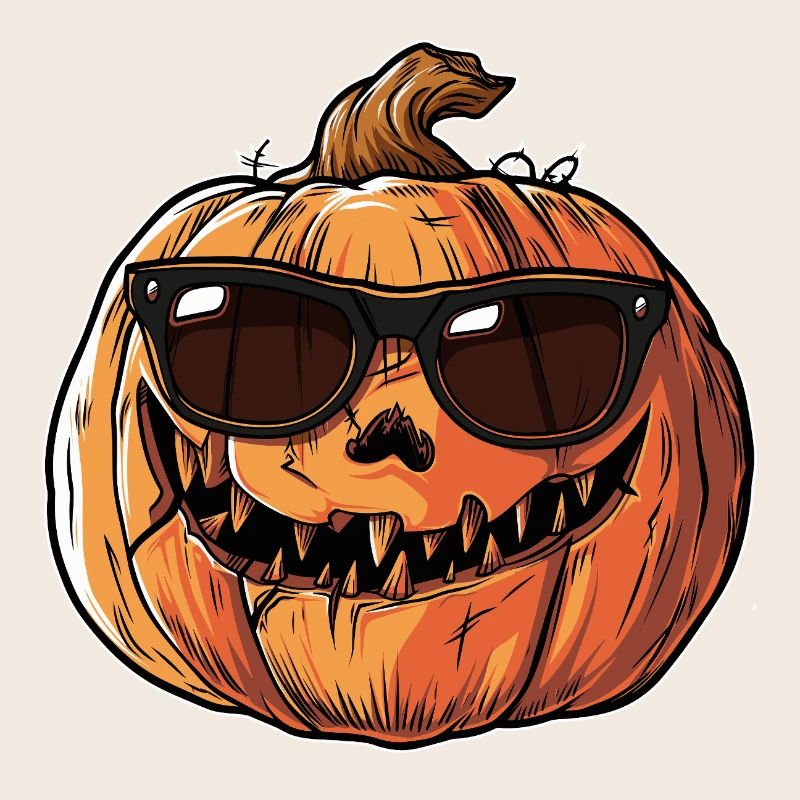 Cool Halloween pumpkin
