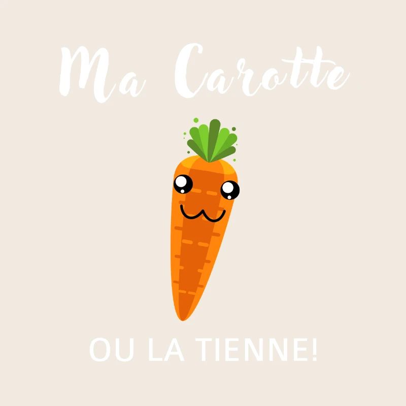 Meine lächelnde Karotte oder deine
