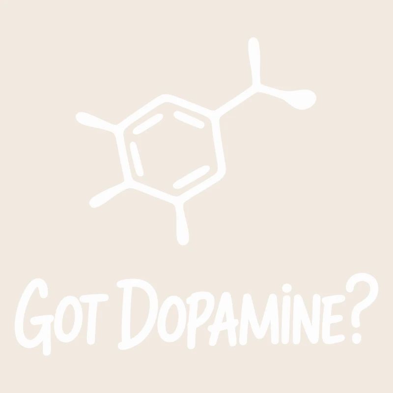 Dopamine Molecule Tee