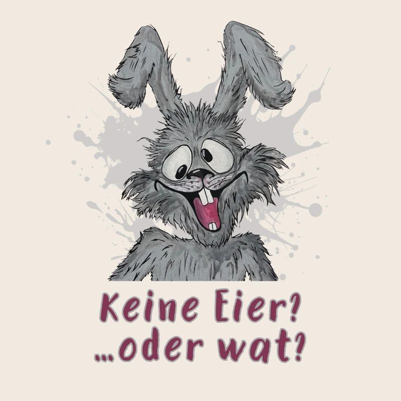 Keine Eier?….oder wat? Osterhase statement