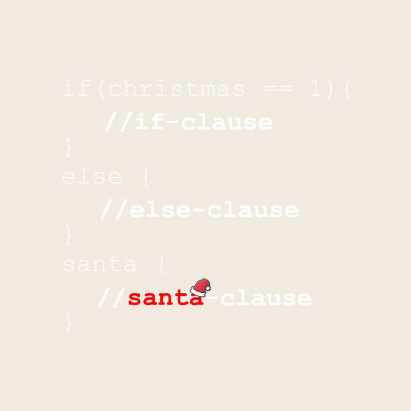 Santa-Clause – Weihnachten Programmierer Geschenk