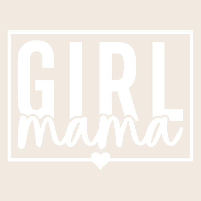 Mädchen Mama