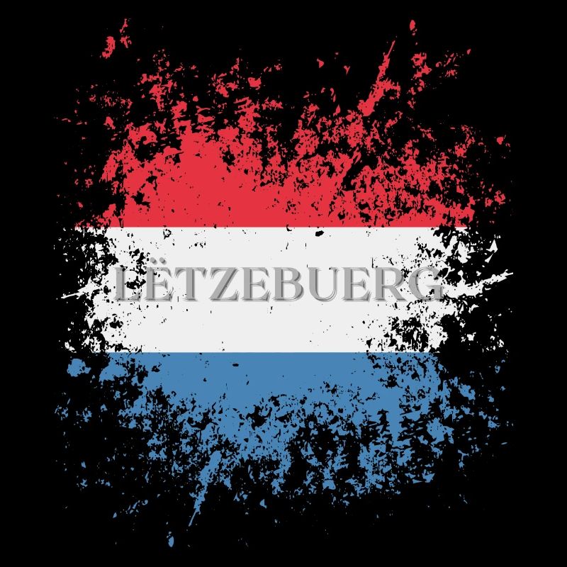Flag of Luxembourg grunge, Luxembourg pride