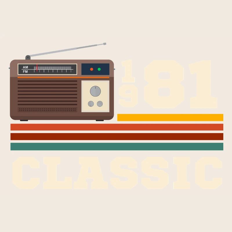 Anniversary 1981 retro classic