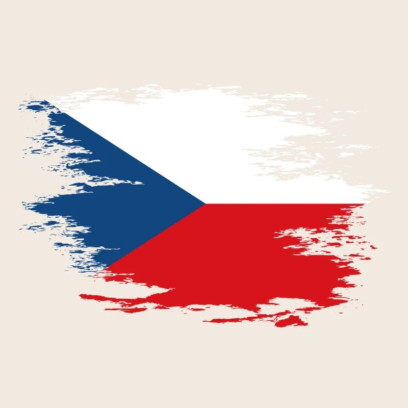 Drapeau de la République tchèque utilisé design