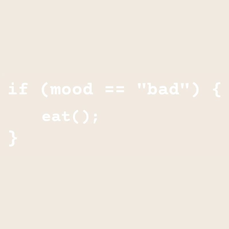 Lustiges Essen und Programmieren T-Shirt Geschenk für Programmierer