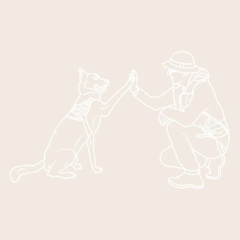 Hund High Five