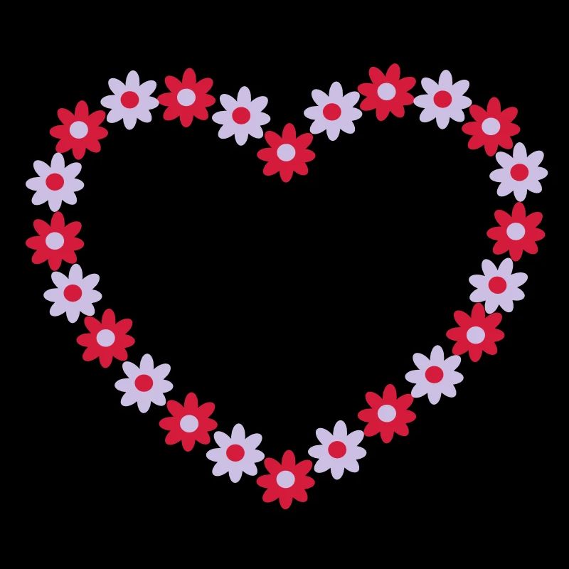 Un cœur de fleurs