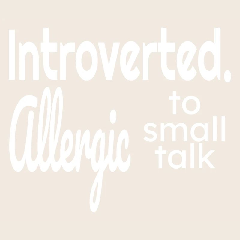 Introvertierte, allergisch gegen Smalltalk