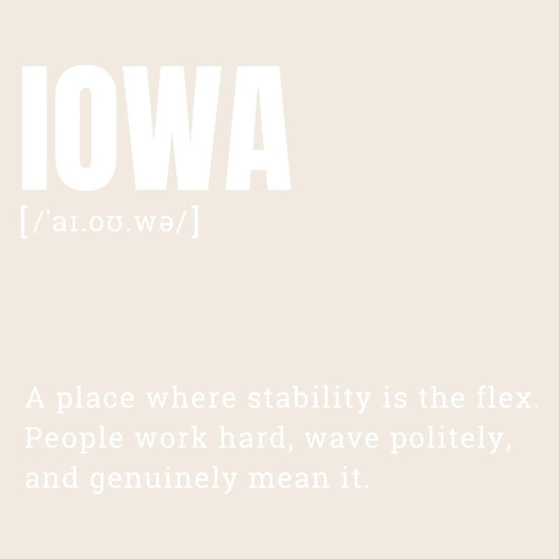Iowa Bold Typografie Statement