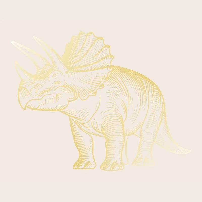 Triceratops Dinosaur Drawing