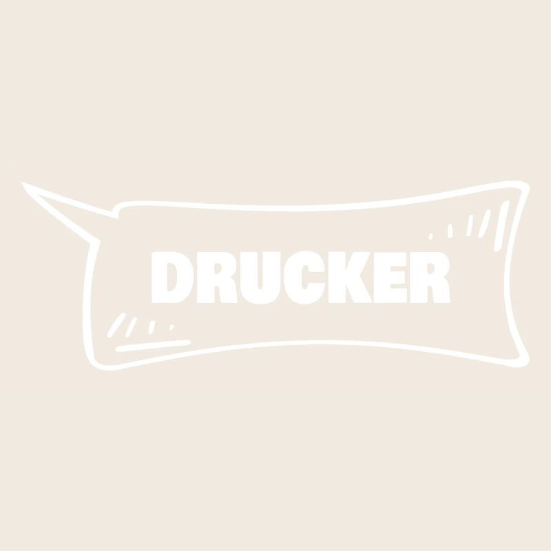 Sprechblase Drucker