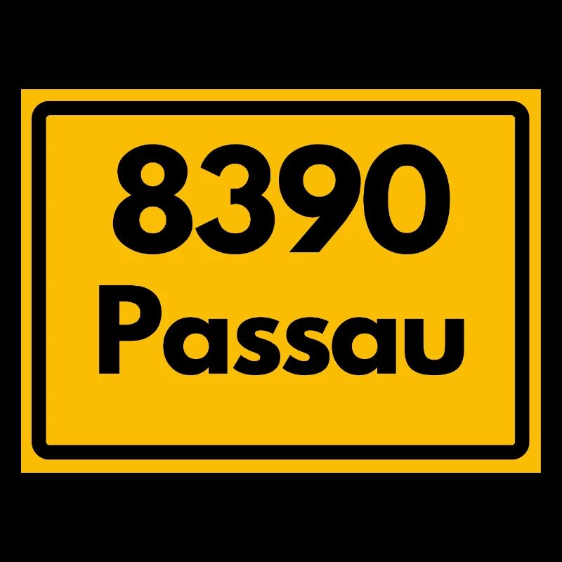 ALTE POSTLEITZAHL PLZ RETRO 8390 PASSAU HEIMAT