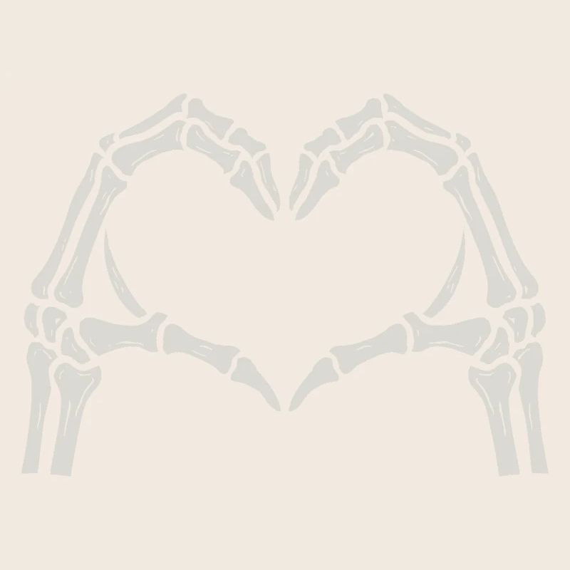Heart Skeleton Hands