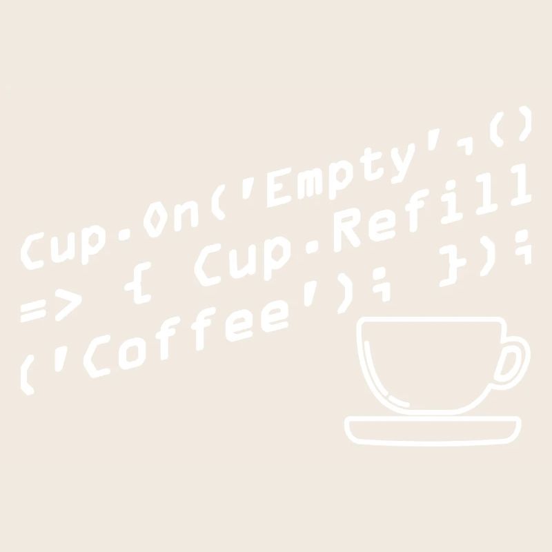 Programmers generate code from coffee