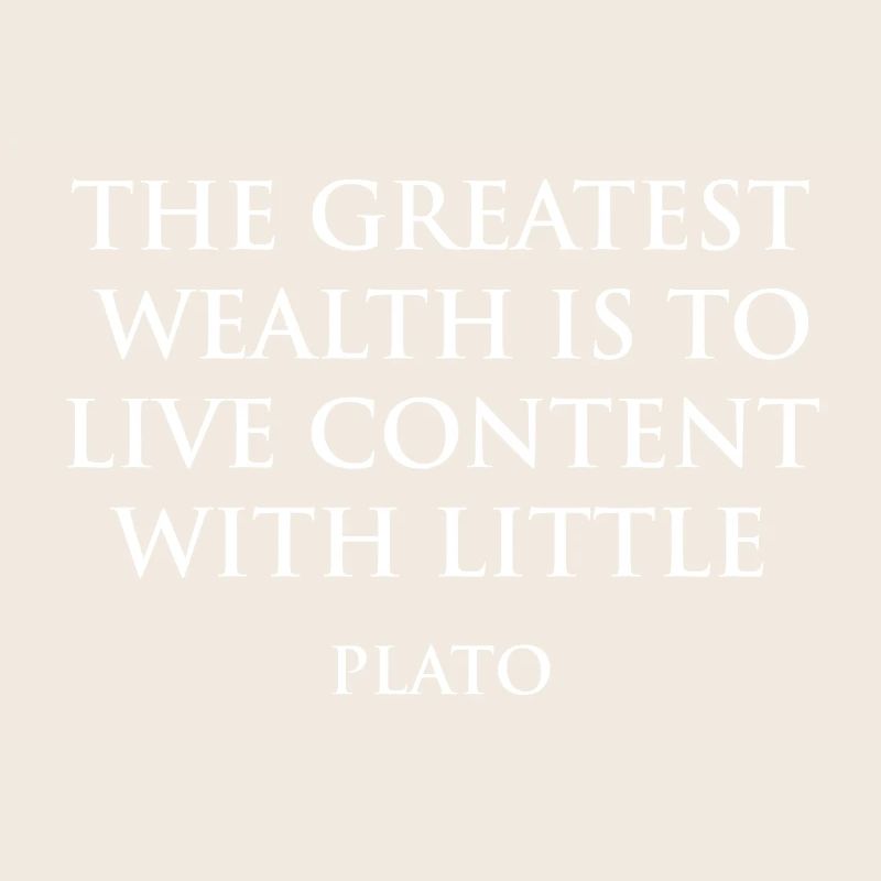 Conception de citation de Platon avec une typographie audacieuse