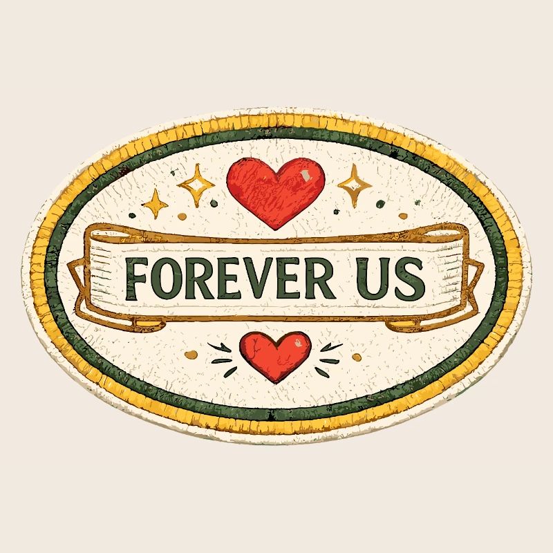 Forever Us Liebe Valentinstag Design Geschenk