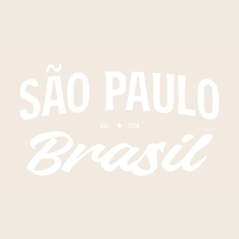 Script rétro de São Paulo Brasil