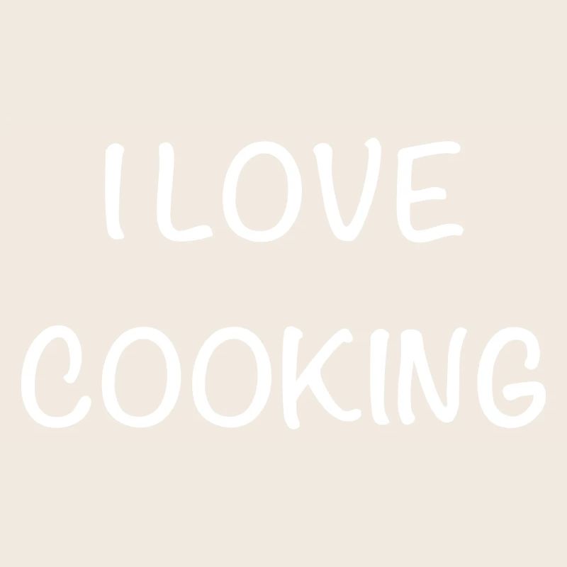 J’adore cuisiner – écrit à la main